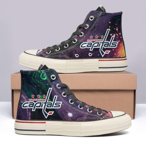 Washington Capitals High Top Canvas Shoes Special Edition