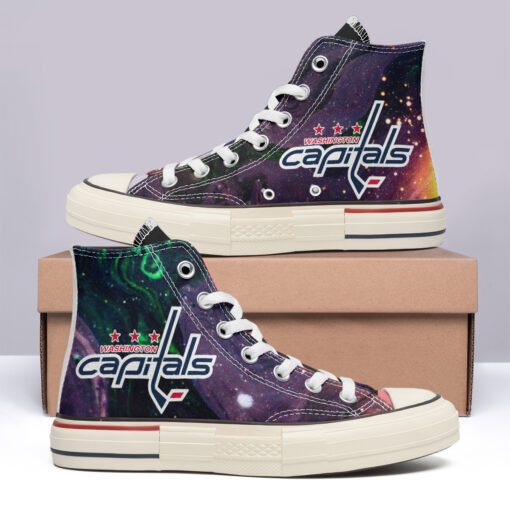 Washington Capitals High Top Canvas Shoes Special Edition