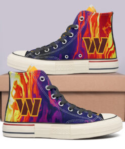 Washington Commanders High Top Canvas Shoes Special Edition