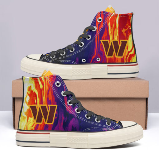 Washington Commanders High Top Canvas Shoes Special Edition