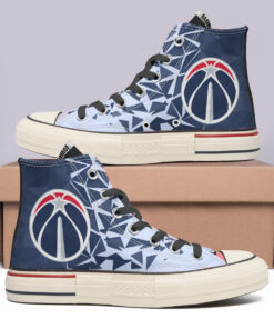 Washington Wizards High Top Canvas Shoes Special Edition