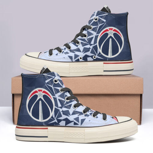 Washington Wizards High Top Canvas Shoes Special Edition