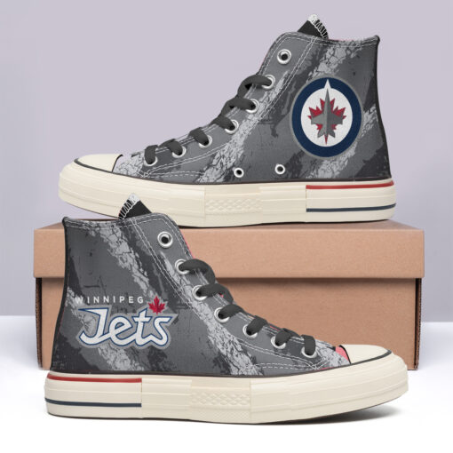 Winnipeg Jets High Top Canvas Shoes Special Edition