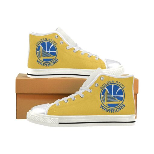 Golden State Warriors Aquila High Top Canvas Women’s Shoes (Model 017)