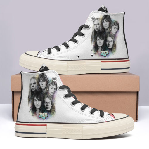 Yes Band High Top Canvas Shoes Special Edition