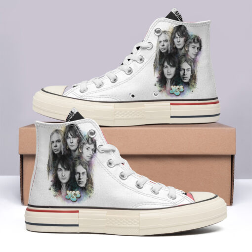 Yes Band High Top Canvas Shoes Special Edition