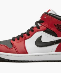 Air Jordan 1 Mid “Chicago Black Toe”