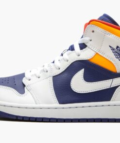 Air Jordan 1 Mid “Royal Blue / Laser Orange”