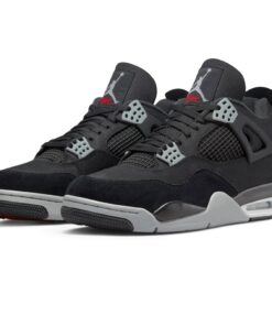 Jordan 4 Retro Black Canvas (GS)