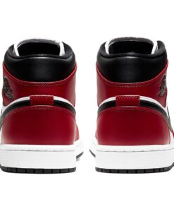 Jordan 1 Mid Chicago Black Toe 554724