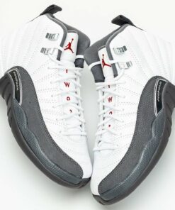 Jordan 12 Retro White Dark Grey