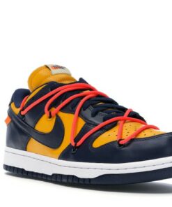 Nike Dunk Low Off-White University Gold Midnight Navy