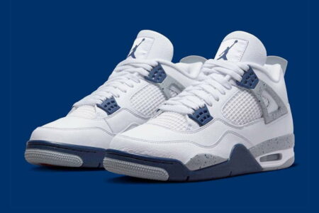 Air Jordan 4 Retro White Midnight Navy Air Jordan 4 Retro White Midnight Navy