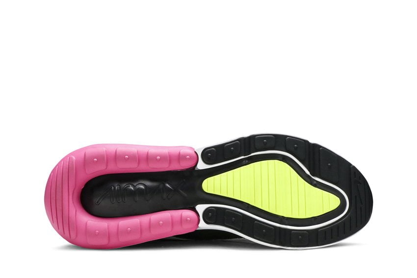 Nike Air Max 270 White Black Fuchsia Volt Nike Air Max 270 White Black Fuchsia Volt