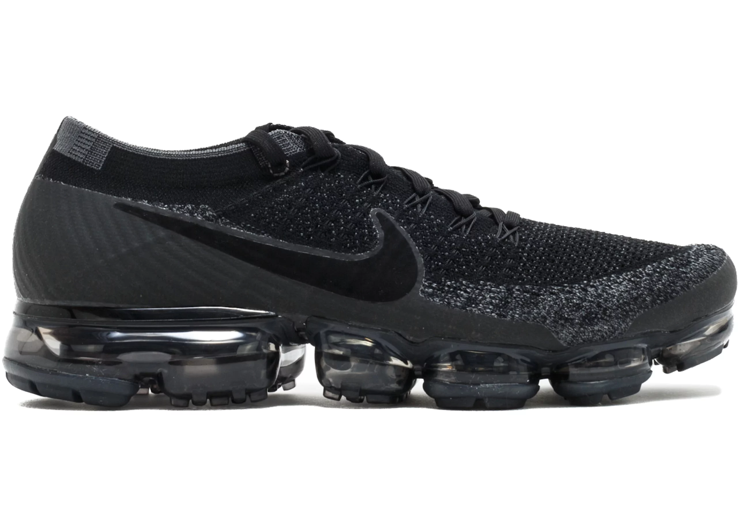 Nike Air VaporMax Flyknit Black Dark Grey Nike Air VaporMax Flyknit Black Dark Grey