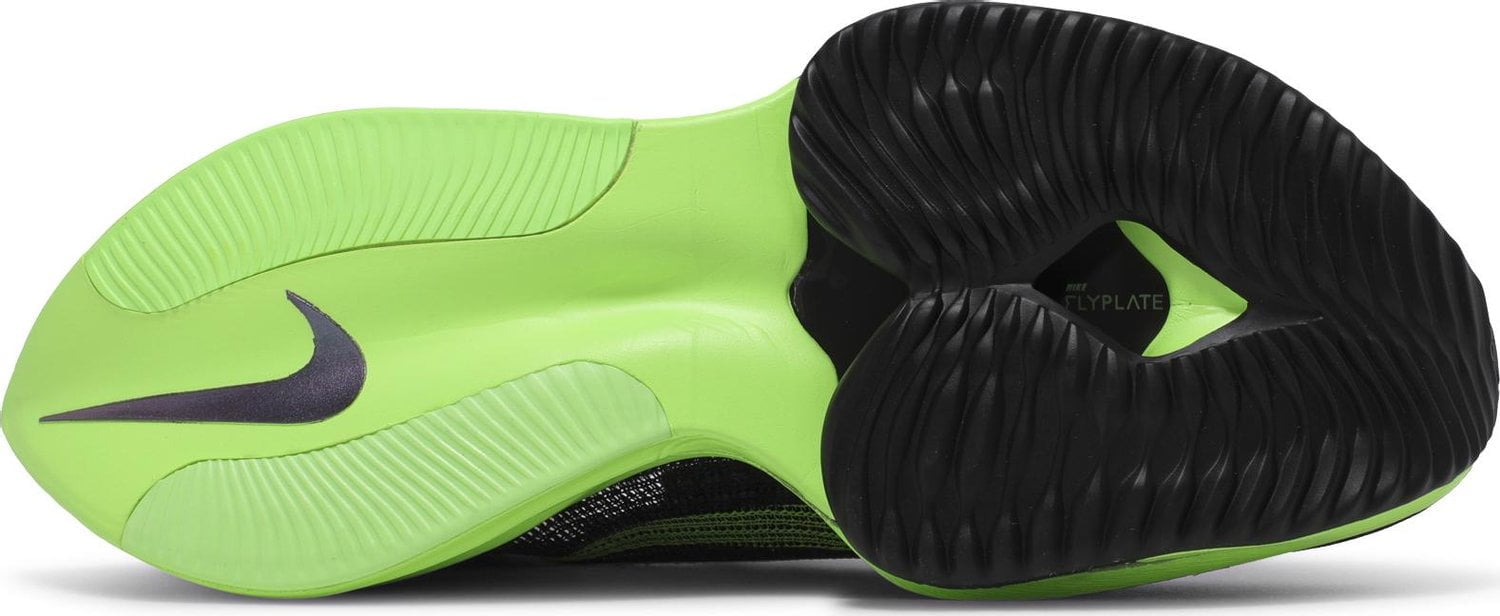 Nike Air Zoom Alphafly Next% Black Electric Green Nike Air Zoom Alphafly Next% Black Electric Green