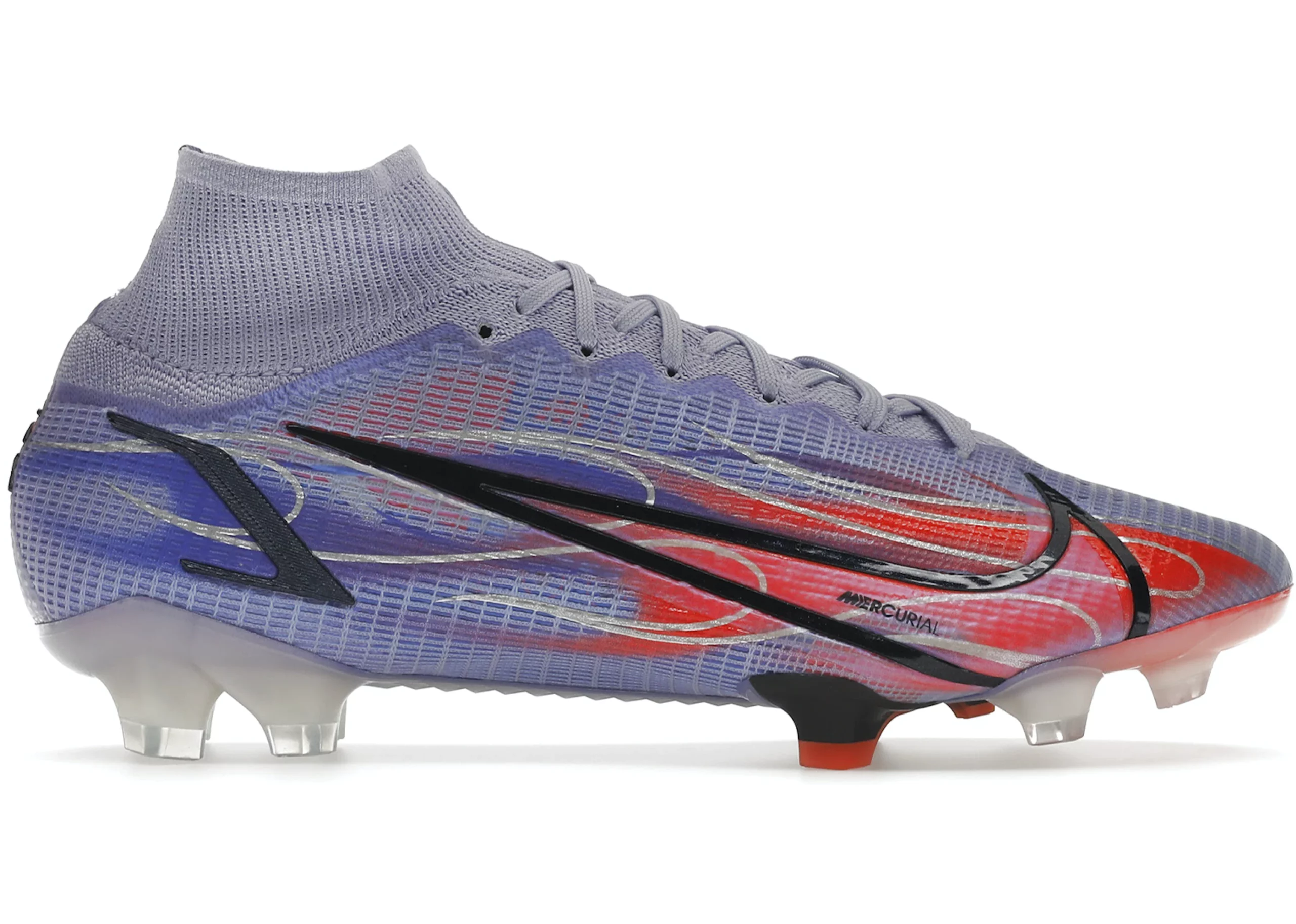 Nike Mercurial Superfly 8 FG Kylian Mbappe Flames (Clear Sole)