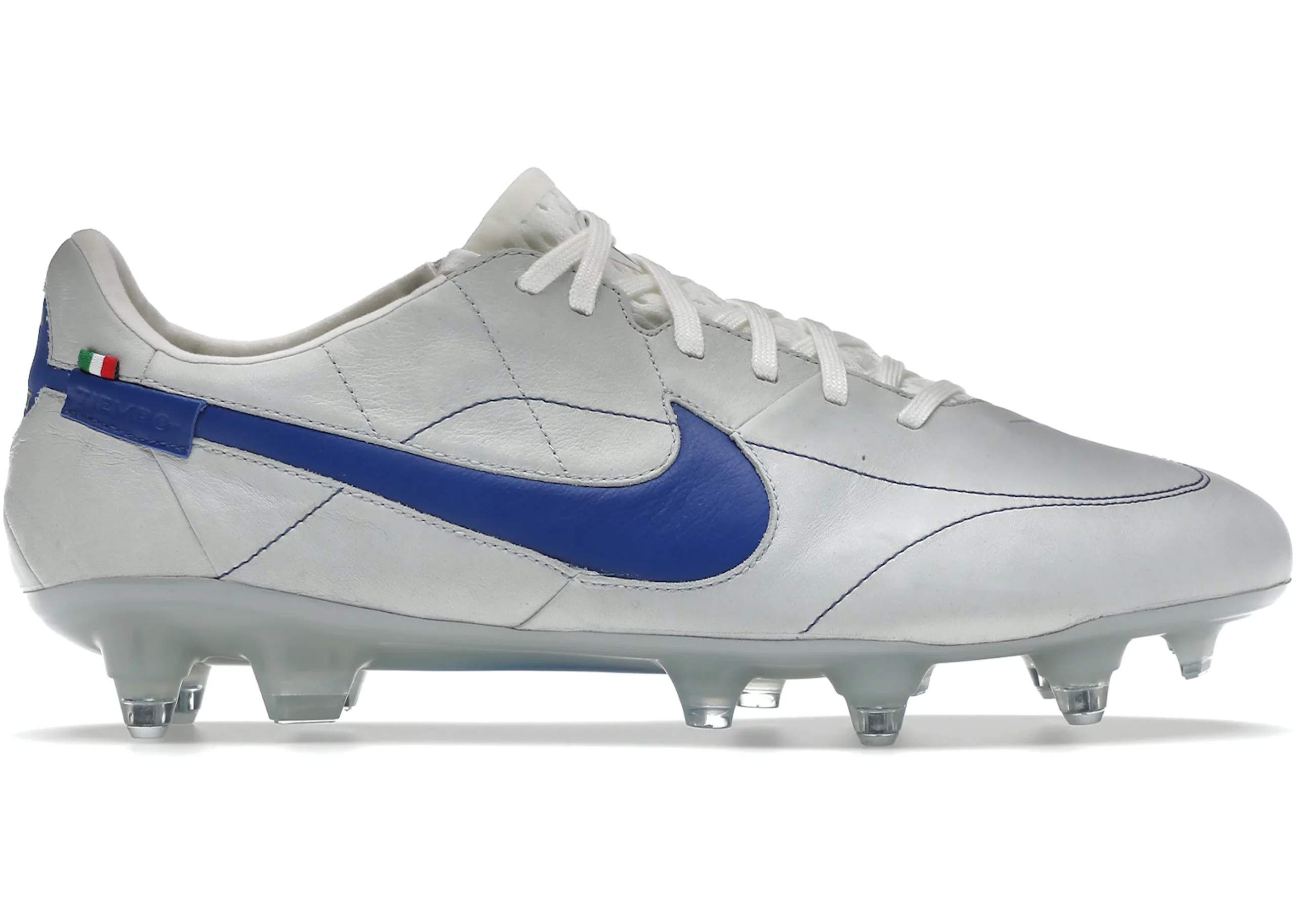 Nike Tiempo Legend 9 Elite MI SG-Pro Anti-Clog Traction Montebelluna Leather White Game Royal