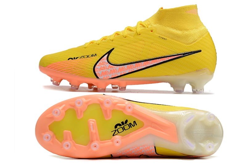 Nike Zoom Mercurial Superfly 9 Elite AG-Pro Yellow Strike Sunset Glow