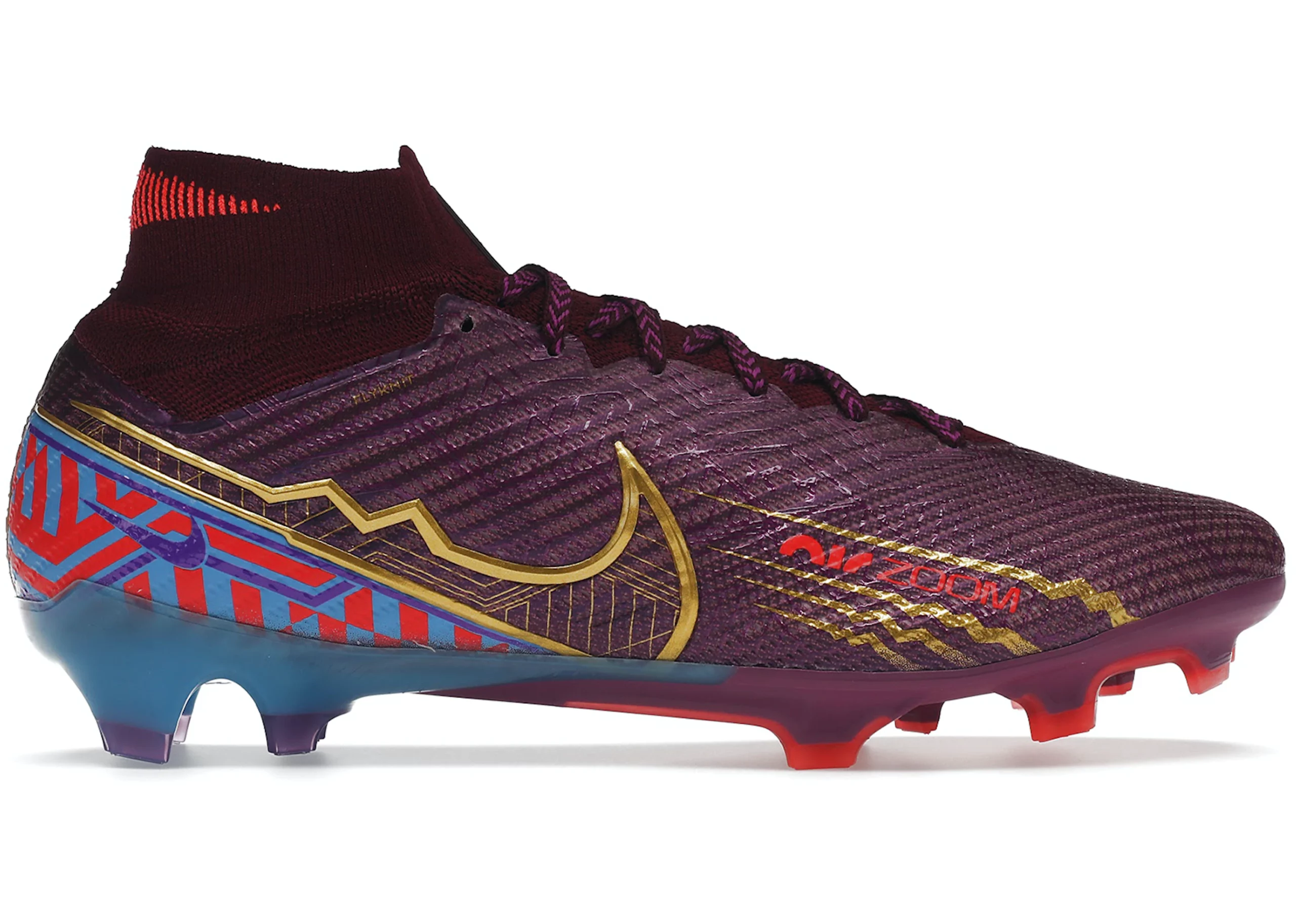 Nike Zoom Superfly 9 Elite KM FG Mbappé Dark Beetroot